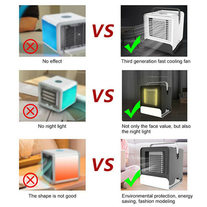 USB Mini Negative Ion Cool Fan Air Conditioner